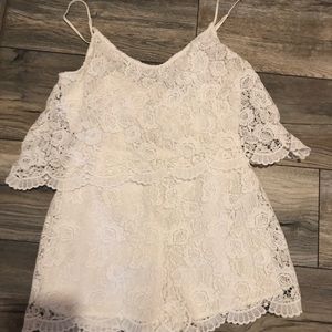 Lace romper forever21